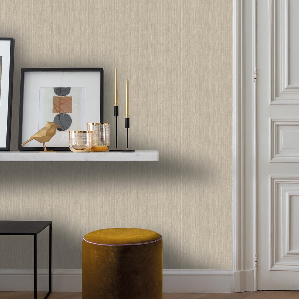 Veer Decor Rafia Grasscloth Light Grey Wallpaper