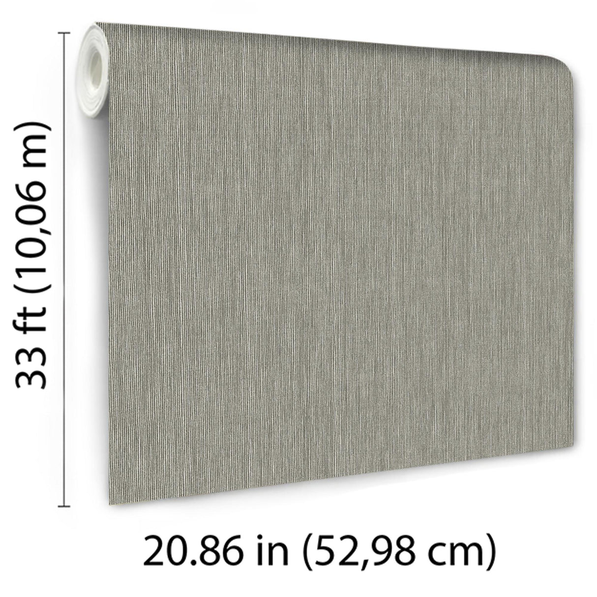 Veer Decor Rafia Grasscloth Grey Wallpaper