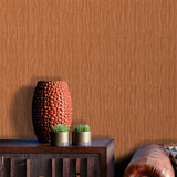 Veer Decor Rafia Grasscloth Mango Wallpaper