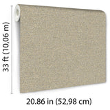 Veer Decor Bossanova Linen Texture Cream Wallpaper