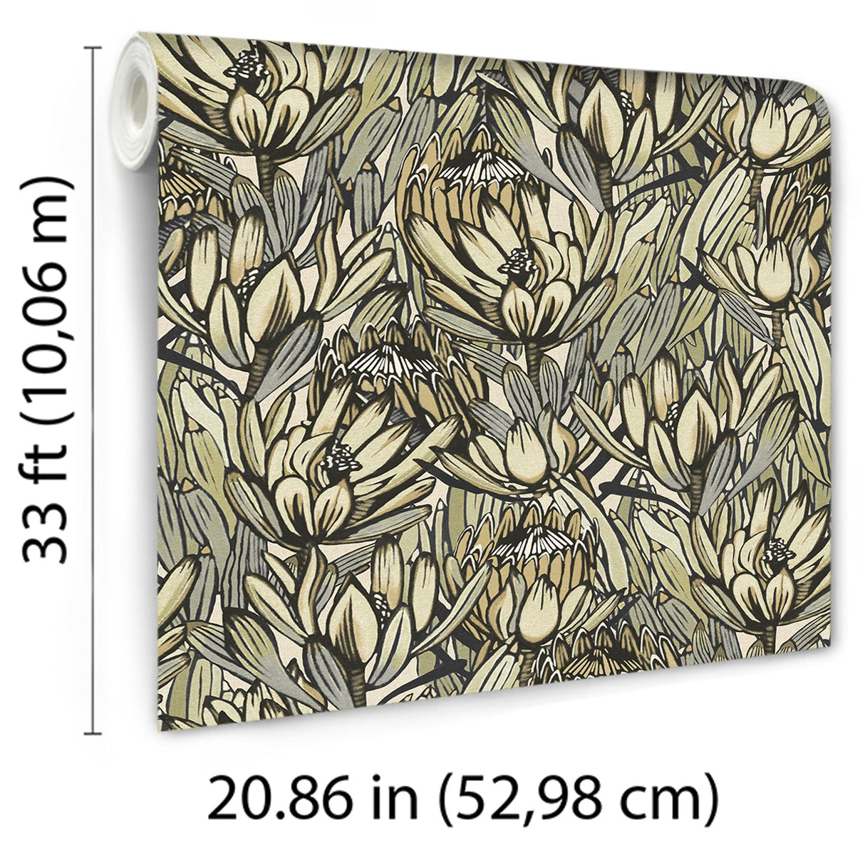 Veer Decor Copacabana Cream and Grey Wallpaper