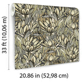 Veer Decor Copacabana Cream and Grey Wallpaper