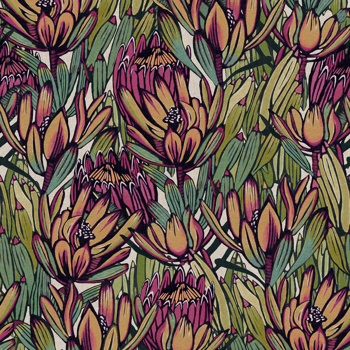 Veer Decor Copacabana Blue and Purple Wallpaper