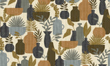 Veer Decor Botanica Clayworks Beige and Brown Wallpaper