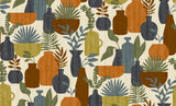 Veer Decor Botanica Clayworks Beige and Orange Wallpaper