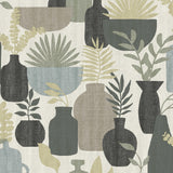 Veer Decor Botanica Clayworks White and Sage Wallpaper