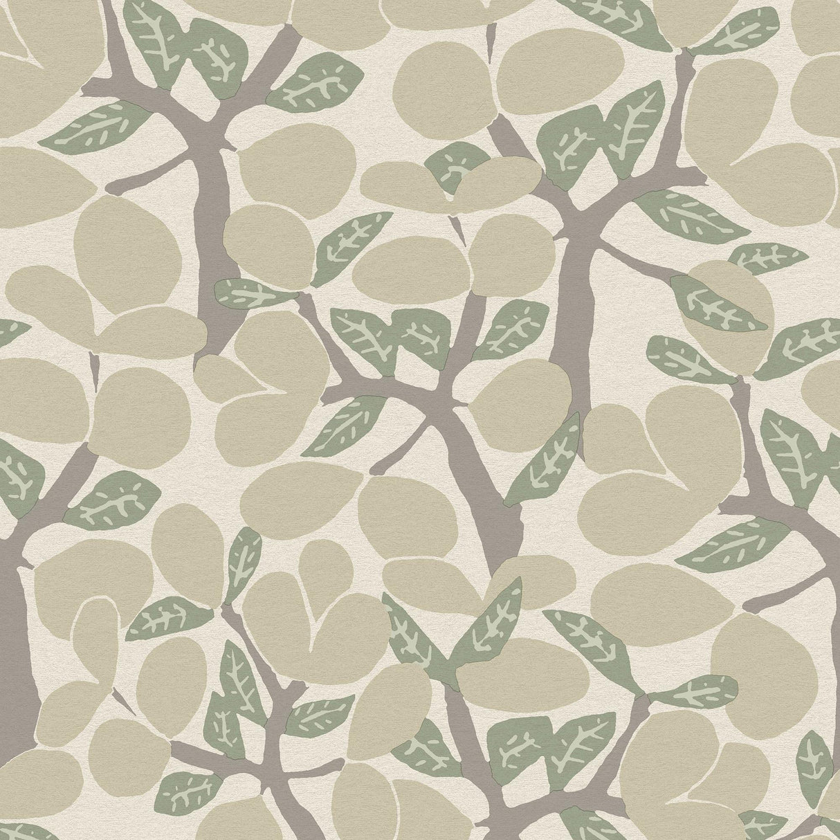 Veer Decor Janneiro Botanica White and Cream Wallpaper