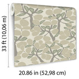 Veer Decor Janneiro Botanica White and Cream Wallpaper