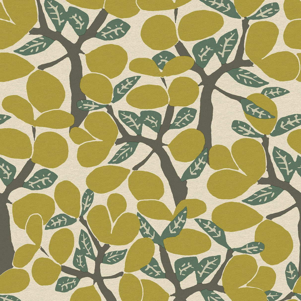 Veer Decor Janneiro Botanica Citron Wallpaper