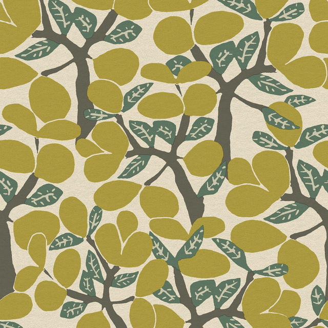 Veer Decor Janneiro Botanica Citron Wallpaper