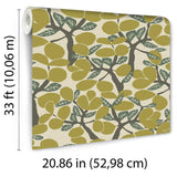 Veer Decor Janneiro Botanica Citron Wallpaper