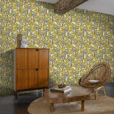 Veer Decor Janneiro Botanica Citron Wallpaper