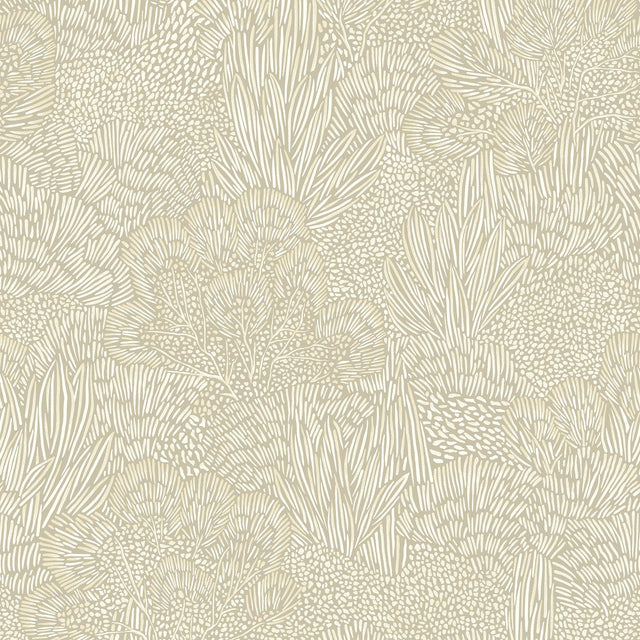 Veer Decor Samba Botanica White and Grey Wallpaper