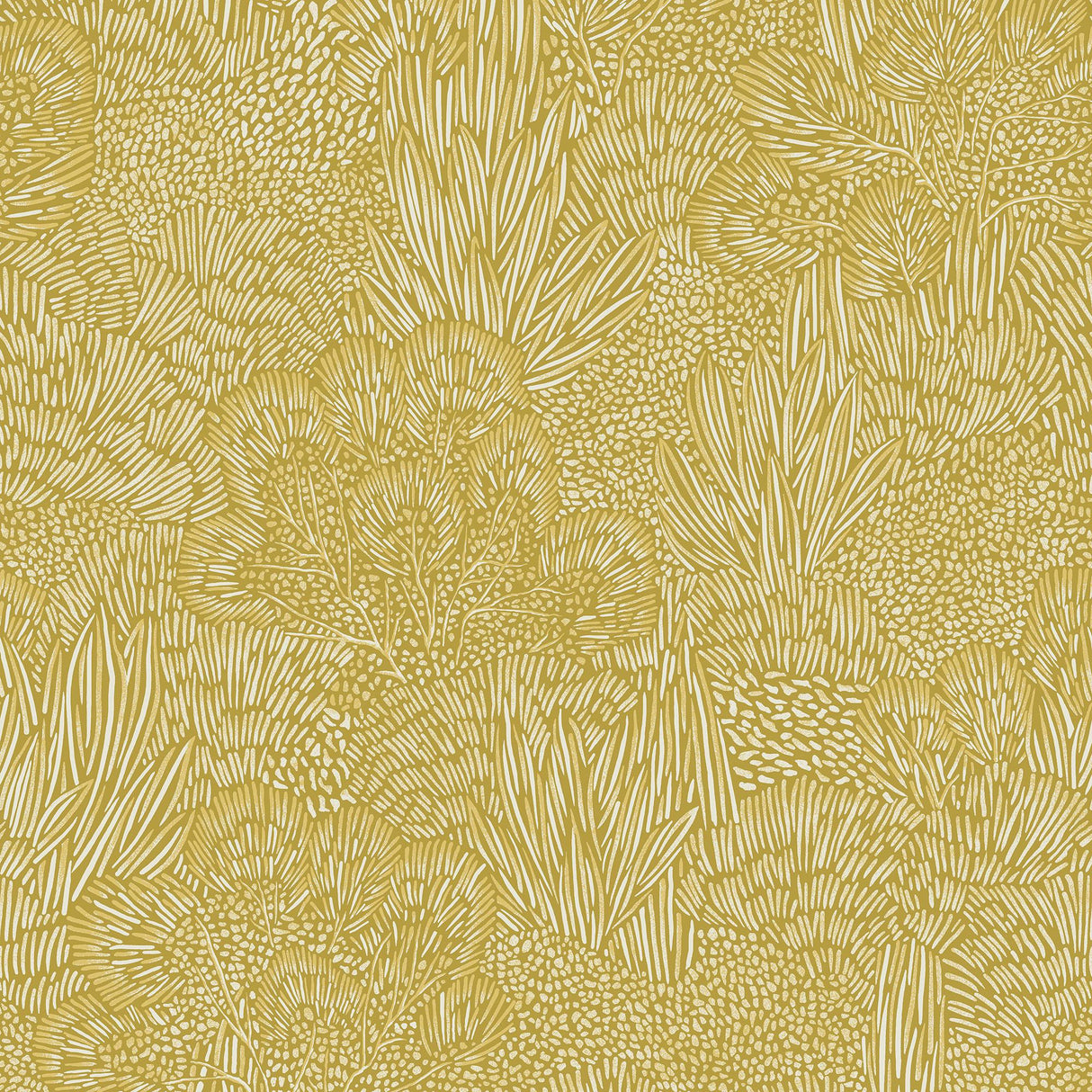 Veer Decor Samba Botanica Citron Wallpaper