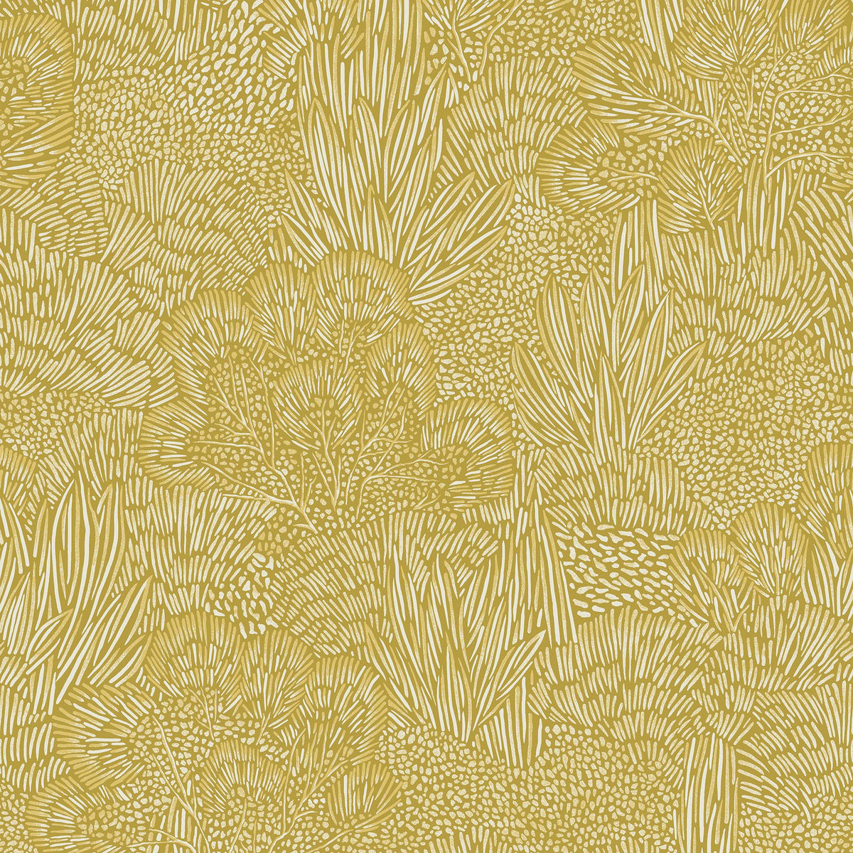 Veer Decor Samba Botanica Citron Wallpaper