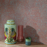Veer Decor Samba Botanica Red and Blue Wallpaper