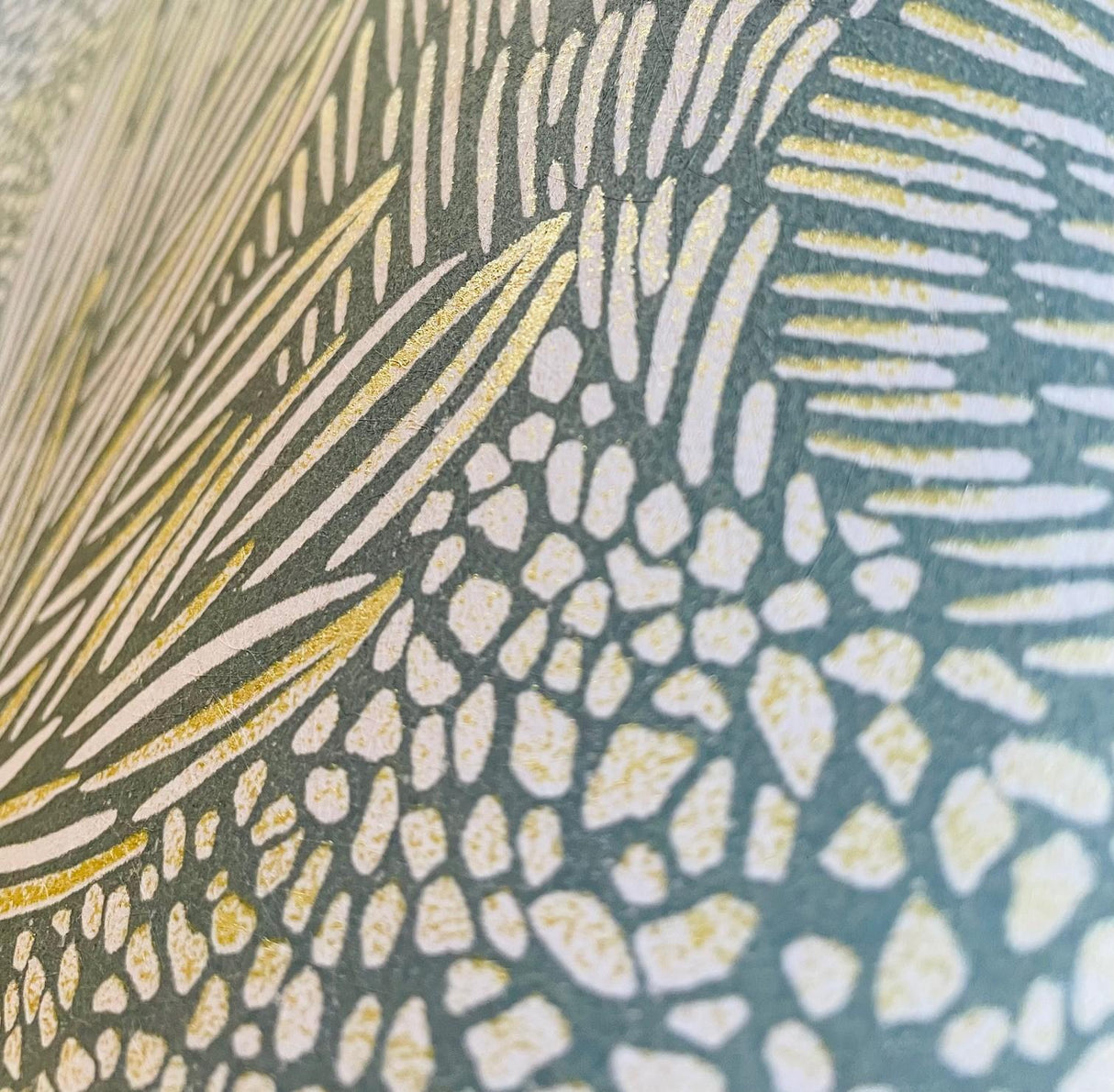 Veer Decor Samba Botanica Green and Gold Wallpaper