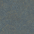 Veer Decor Samba Botanica Blue and Gold Wallpaper