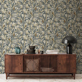 Veer Decor Fandango Bloom White and Grey Wallpaper