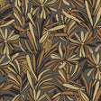 Veer Decor Fandango Bloom Camel and Black Wallpaper