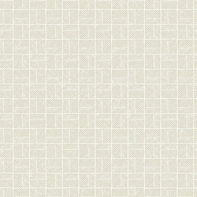 Veer Decor Carimbo Mosaic White Wallpaper