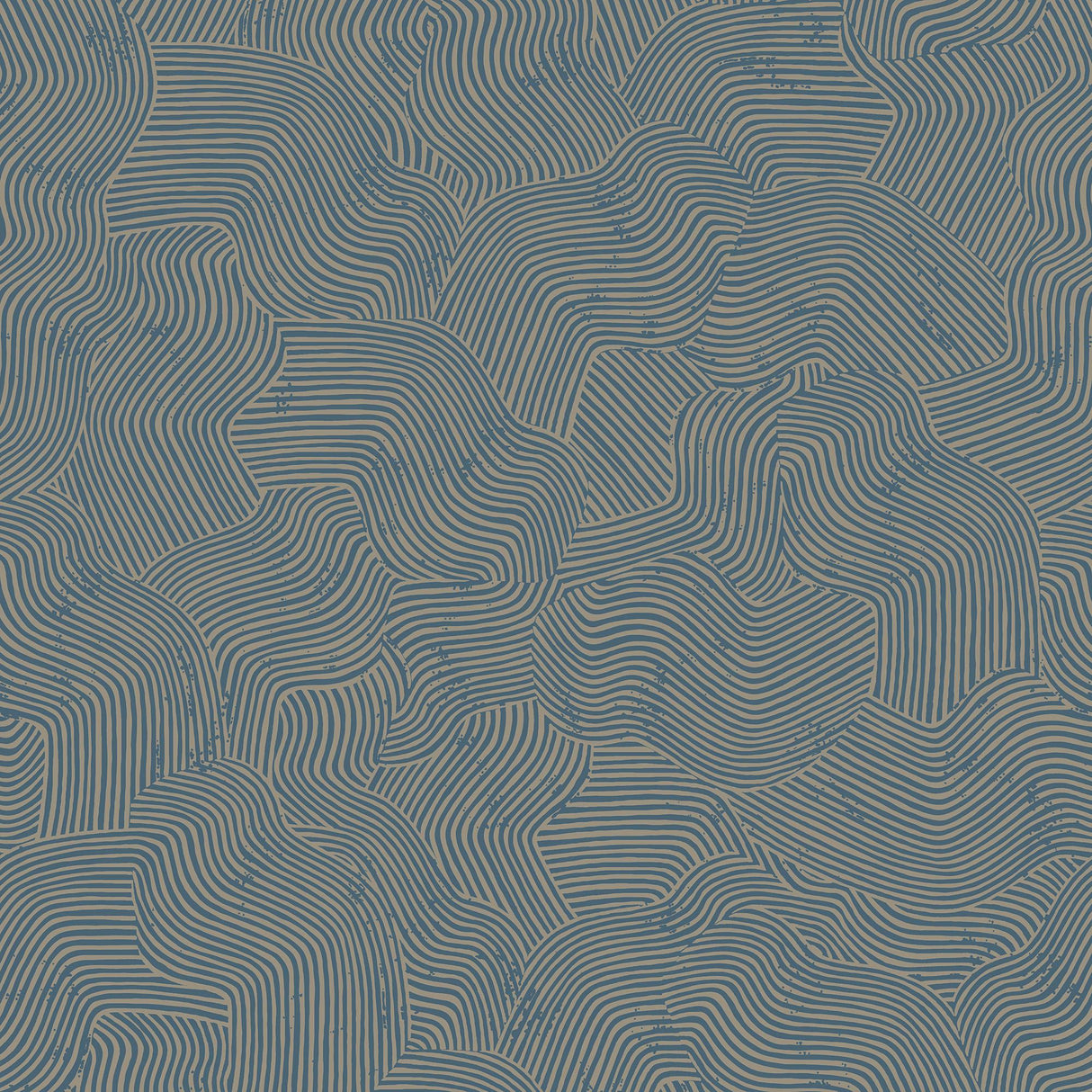 Veer Decor Bahia Dunes Navy Wallpaper