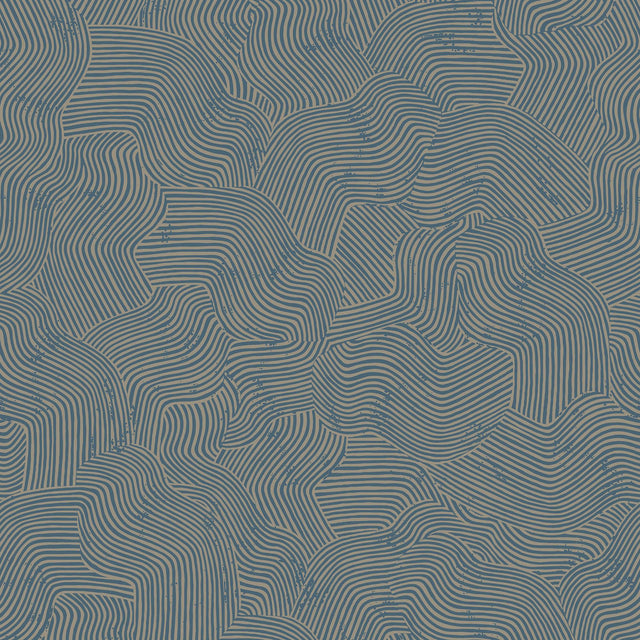 Veer Decor Bahia Dunes Navy Wallpaper