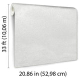 Veer Decor Faux Textile Fiber Texture White Wallpaper