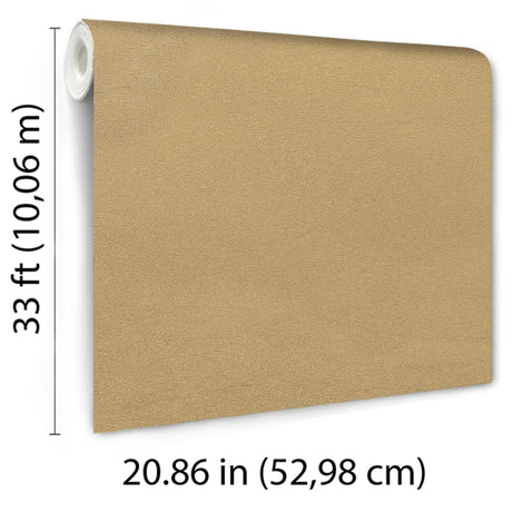 Veer Decor Faux Non-Woven Textile Fiber Texture Orange Wallpaper