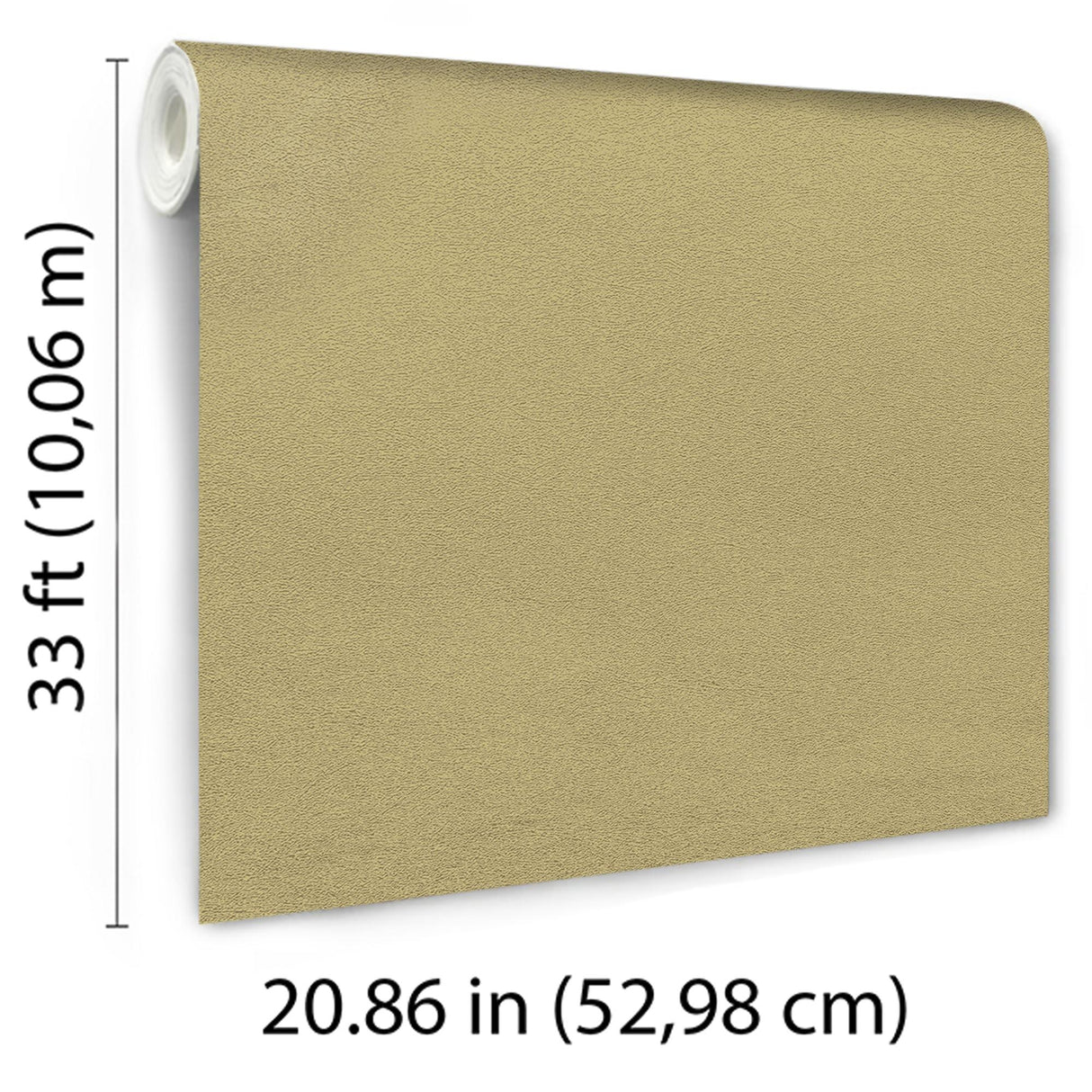 Veer Decor Faux Textile Fiber Texture Gold Wallpaper