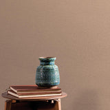 Veer Decor Faux Non-Woven Textile Fiber Texture Coral Wallpaper