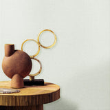 Veer Decor Faux Non-Woven Textile Fiber Texture Off-White Wallpaper