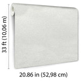 Veer Decor Faux Non-Woven Textile Fiber Texture Cream Wallpaper