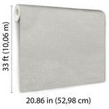 Veer Decor Faux Textile Fiber Texture Taupe Wallpaper