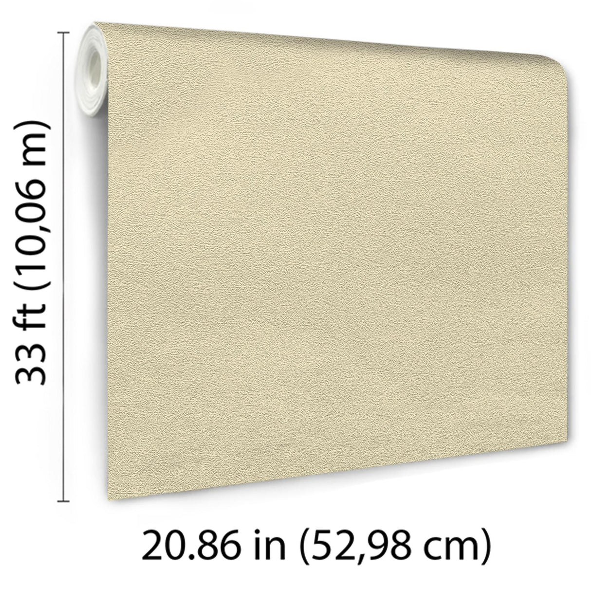Veer Decor Faux Textile Fiber Texture Beige Wallpaper