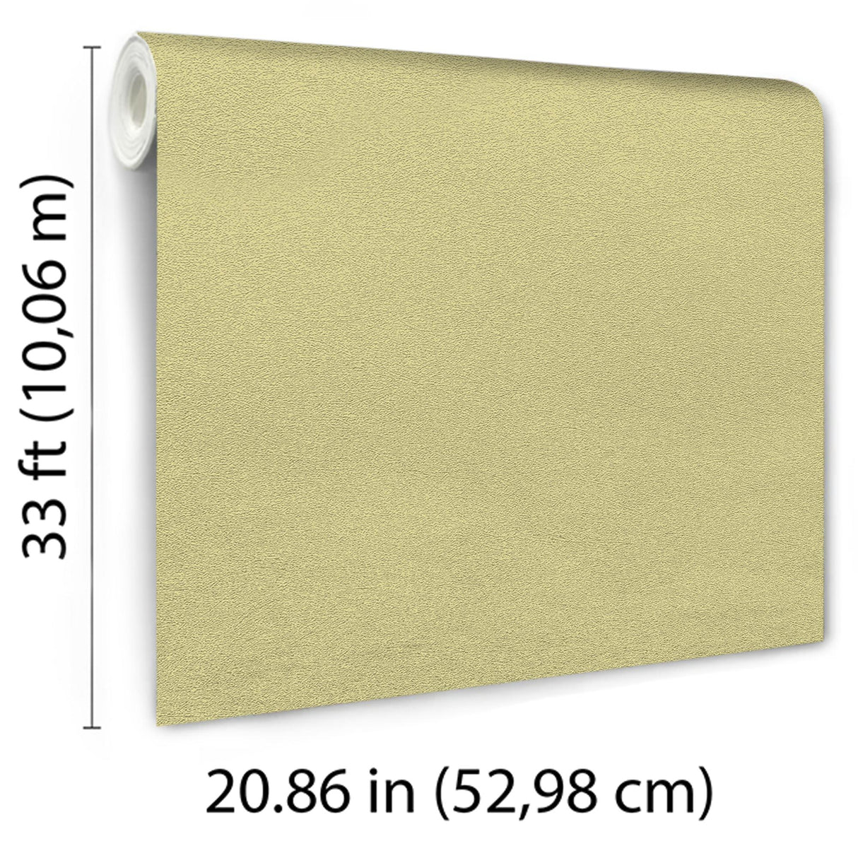 Veer Decor Faux Non-Woven Textile Fiber Texture Yellow Wallpaper