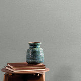 Veer Decor Faux Textile Fiber Texture Green Wallpaper