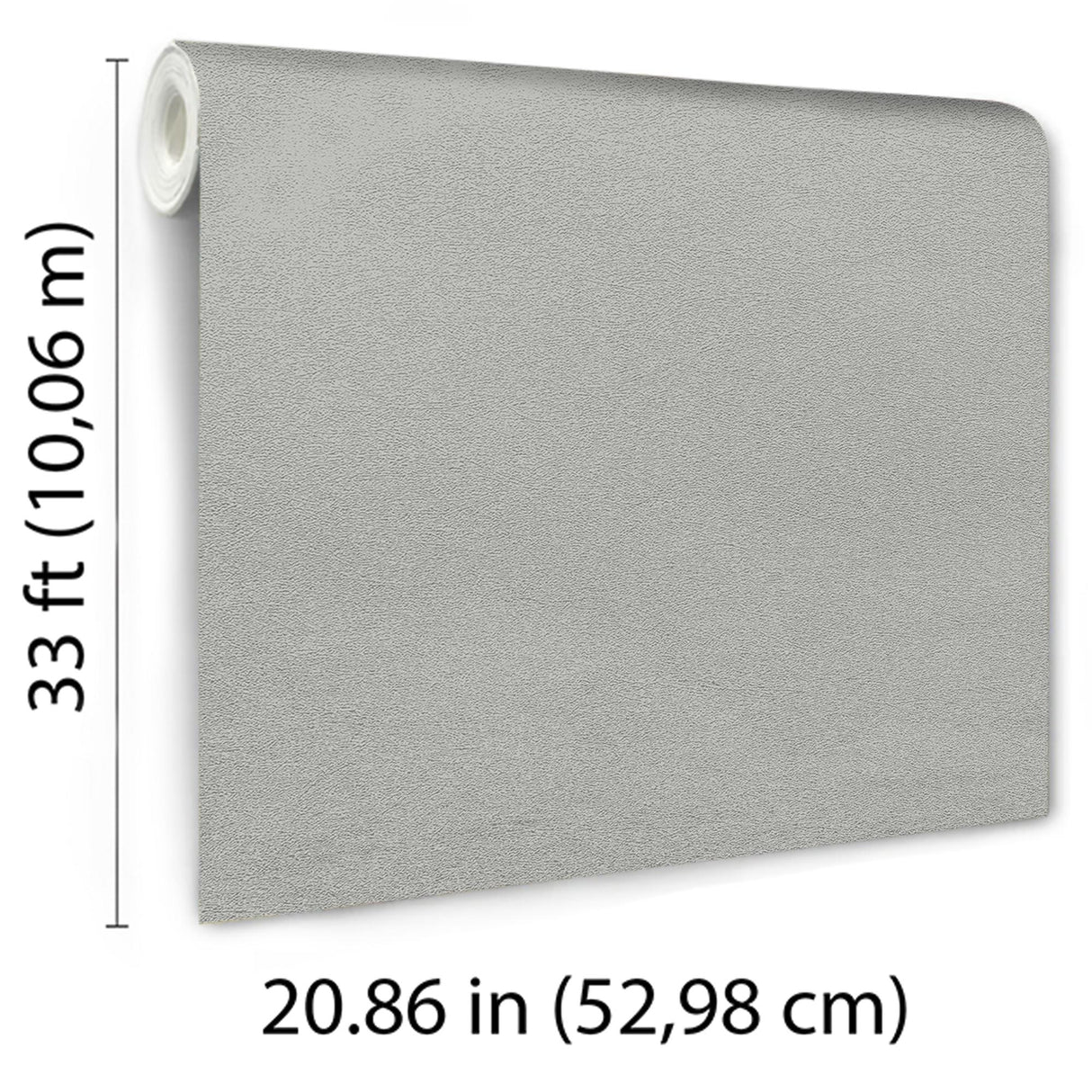 Veer Decor Faux Textile Fiber Texture Silver Wallpaper