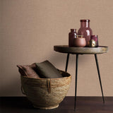 Veer Decor Chanel Linen Blend Sepia Wallpaper