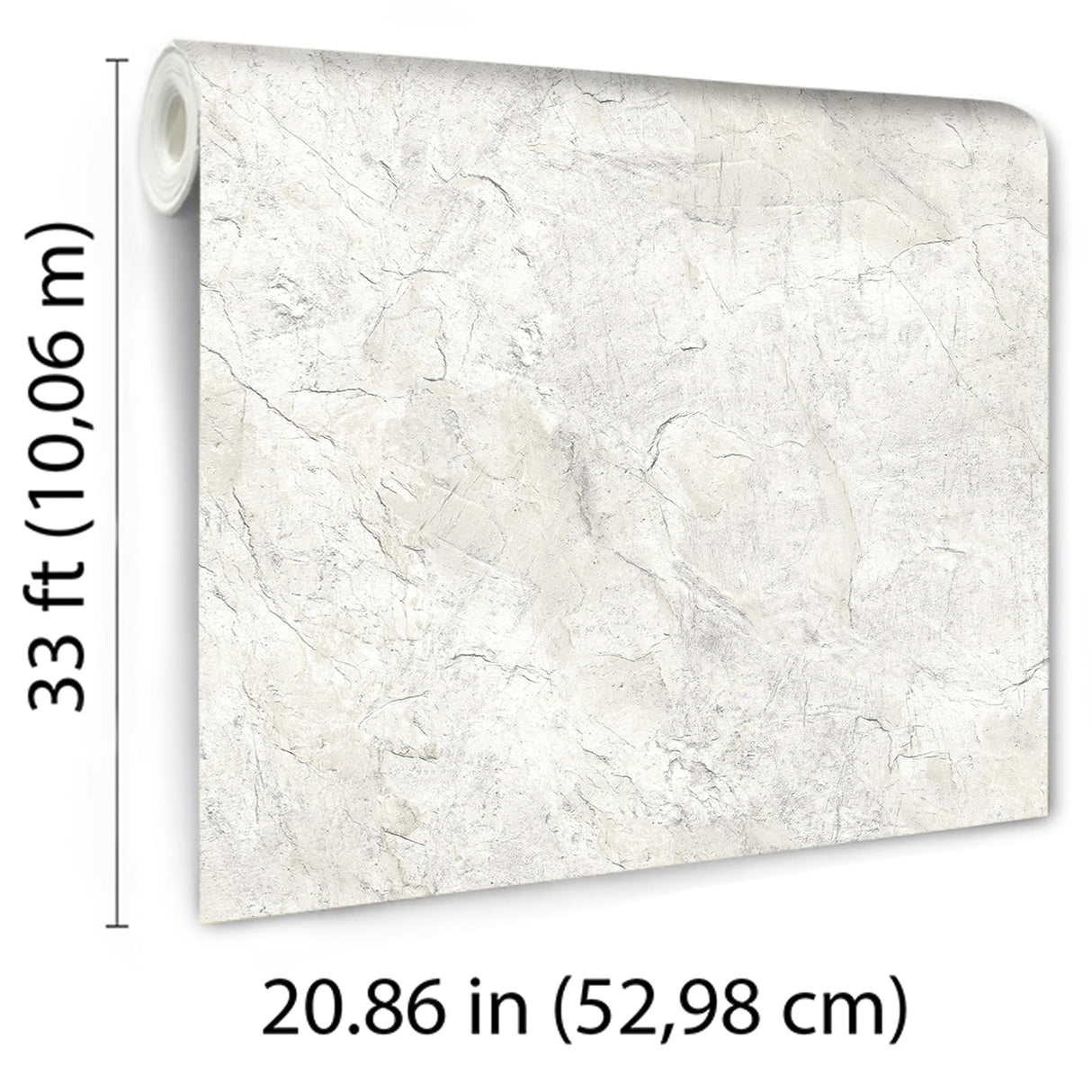 Veer Decor Slate Fusion White Wallpaper
