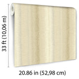 Veer Decor Woven Gradient Stripe Tan Wallpaper