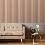 Veer Decor Woven Gradient Stripe Red Wallpaper