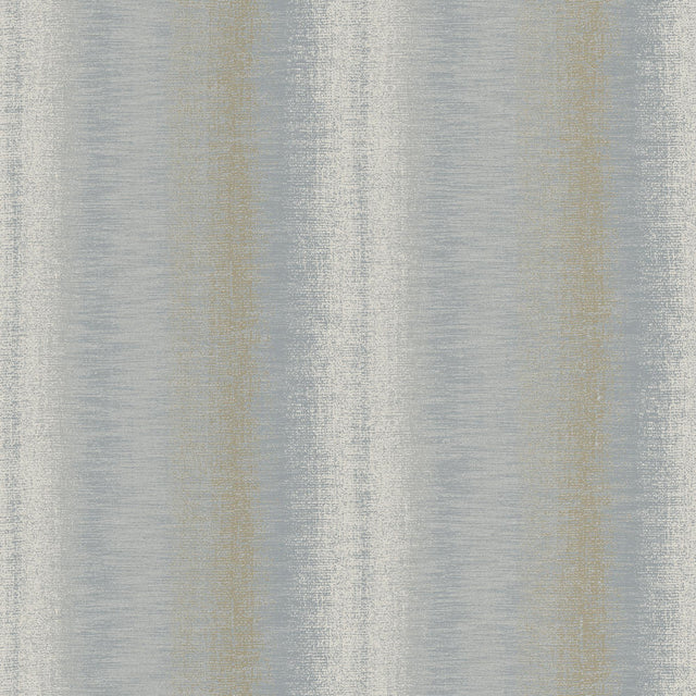 Veer Decor Woven Gradient Stripe Blue Wallpaper