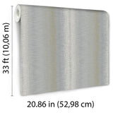 Veer Decor Woven Gradient Stripe Blue Wallpaper