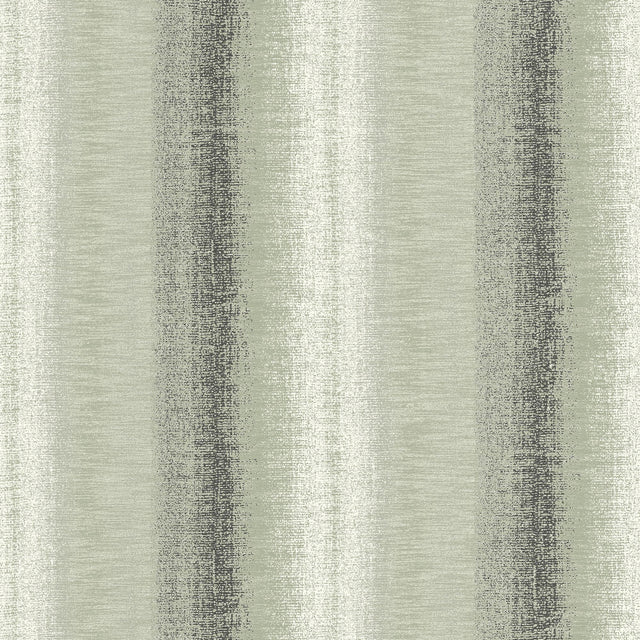 Veer Decor Woven Gradient Stripe Green Wallpaper