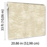 Veer Decor Fern Horizon Beige Wallpaper