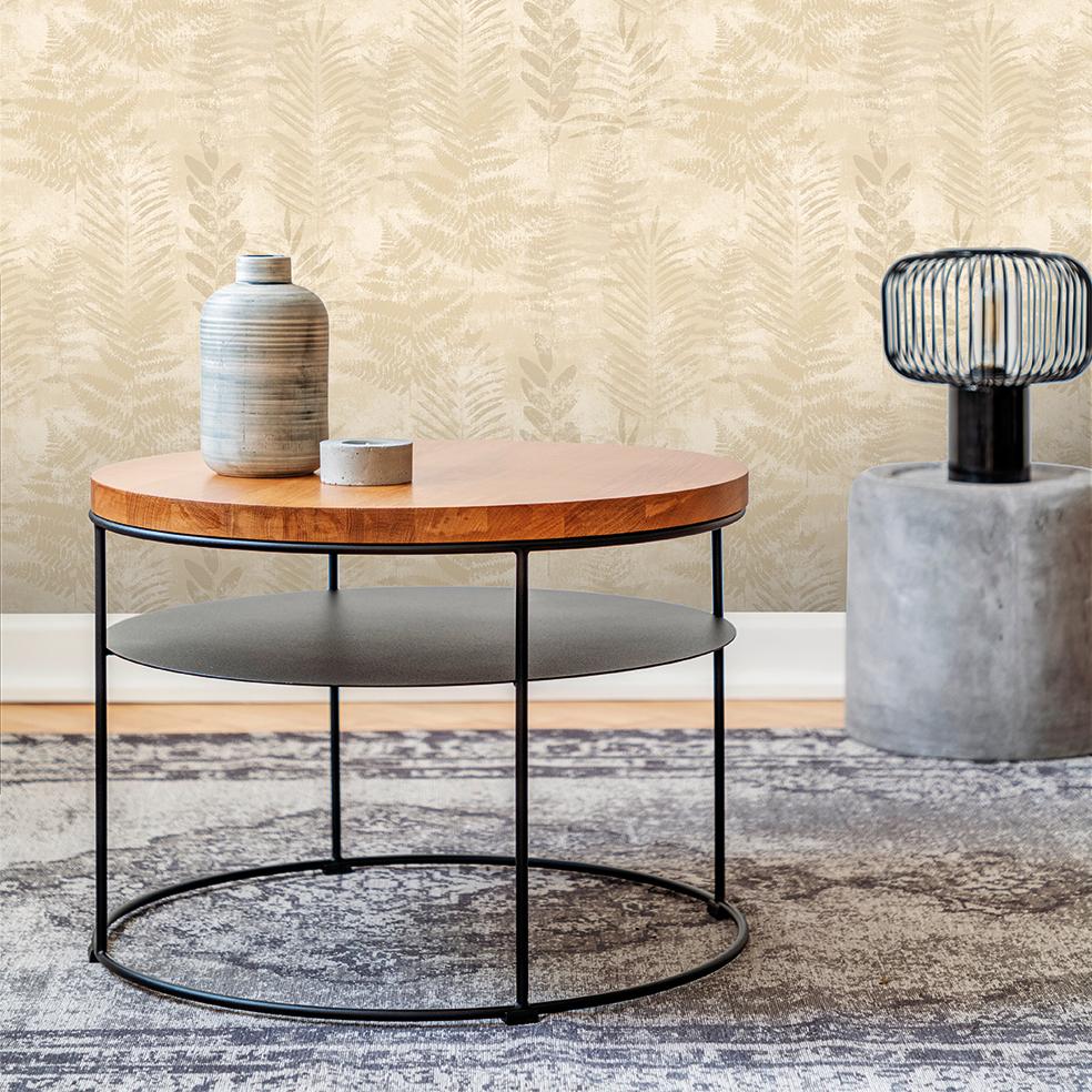 Veer Decor Fern Horizon Beige Wallpaper