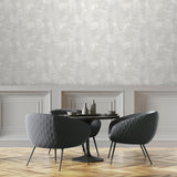 Veer Decor Fern Horizon White Wallpaper