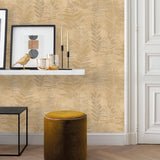 Veer Decor Fern Horizon Tan Wallpaper