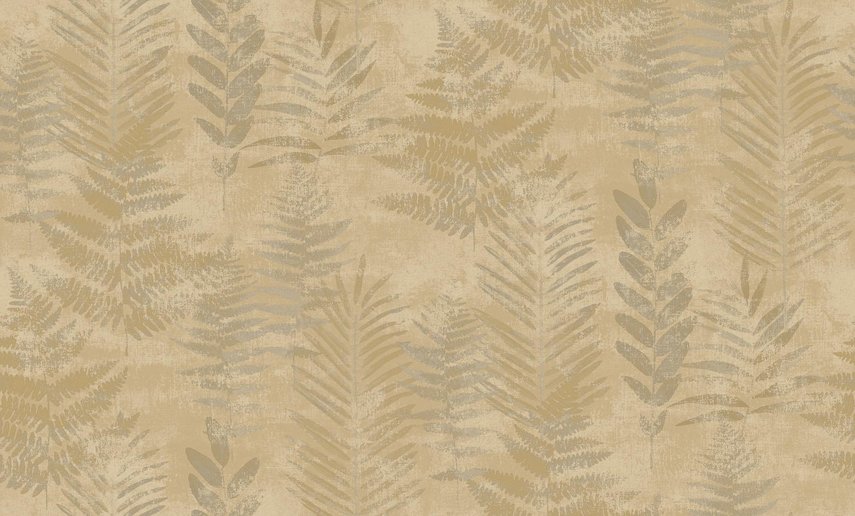 Veer Decor Fern Horizon Tan Wallpaper